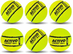 Jaspo Activo Tennis Cricket Ball, 66mm, Wool Felt, 80g, High Bounce Rubber Core. Cricket Tennis Ball