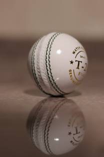 KHX ENTERPRISES WHITE T-20 CRICKET BALL Cricket Leather Ball