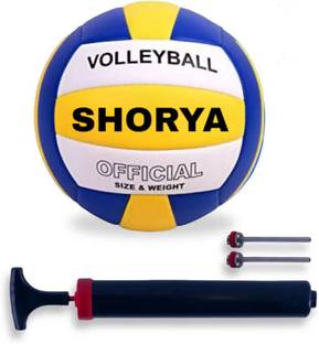 SHORYA SPORTS PRESENT NEW GEN VOLLEYBALL WITH FREE AIR PUMP (SIZE-4) Volleyball - Size: 4