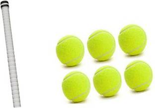 Instyler cricket tennis ball 6 pieces + 1 bat grip Tennis Ball