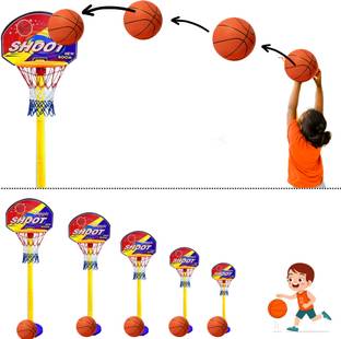 winner wings Basket Ball for kids indoor/outdoor physical and mental activity of age 3 to 9 Basketball - Size: 7
