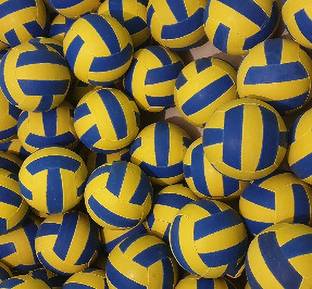 HASS classic plain volleyball ( pack of 1) Volleyball - Size: 4