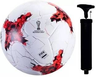 MRS Combo Russia 2017 Football With Air Pump Size-5 (Pack of 2) Football - Size: 5