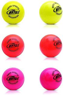 PSE Wind Ball PVC Ball Standard (Pack of 6) Cricket Training Ball