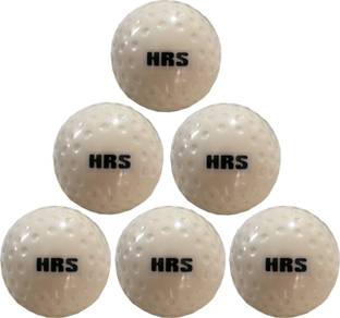 HRS Turf Dimple White Test - Pack of 6 Hockey Ball