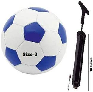 HONEX Blue Football With Pump Football - Size: 3