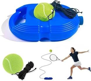 ANMOK Solo self Playing Practice Tennis Rebound Ball with String Cricket Trainer Rope Tennis Ball
