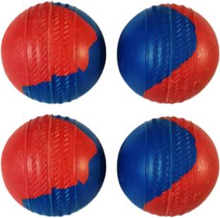 S Mark Rubber Balls for Kids and Adults (Multipurpose Usage) (4pcs) Cricket Rubber Ball