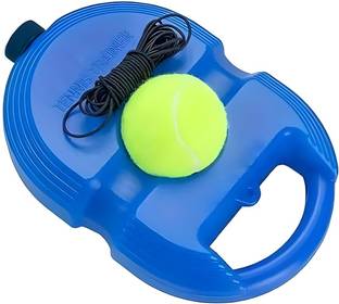 toptiertools Tennis Trainer Rebound Ball with String Solo Tennis Trainer Set Cricket Rubber Ball