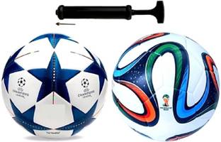 ISBN BLUE STAR BRAZUCA COMBO FOOTBALL WITH PUMP SIZE -5 Football - Size: 5