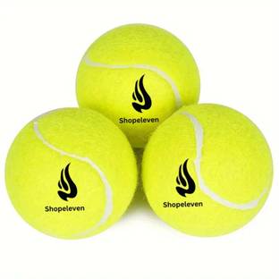 Shopeleven Light Weight Tennis and Cricket Ball Tennis Ball Soft & Bouncy Tennis Ball