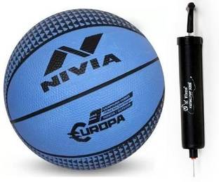 NIVIA Europa with Pump Basketball - Size: 3