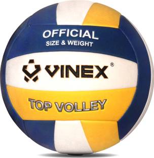 VINEX Volleyball - Top Volley | Official Size & Weight | Premium Japanese PU Volleyball - Size: 5