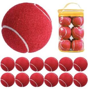 विशाल ट्रेडर्स Check out these red tennis ball pack of 12 क्रिकेट टेनिस बॉल