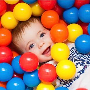 STOFFIER GARTEN 50 Pcs 4 cm Soft Plastic Balls BPA Free Crush Proof Ball Pit Ball for Kid Baseball