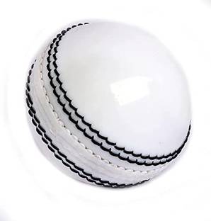 REINDEER Club Cricket White Leather Heavy Ball for Professional Player Cricket Training Ball