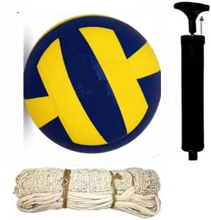 clark classic YB volleyball with cotten net and air pump Volleyball - Size: 4
