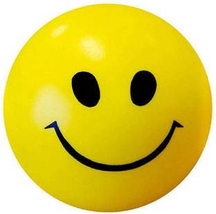 Stager Smiley Soft Balls Yellow Emoji Happy Smiley Face Balls. Throw Ball - Size: 5