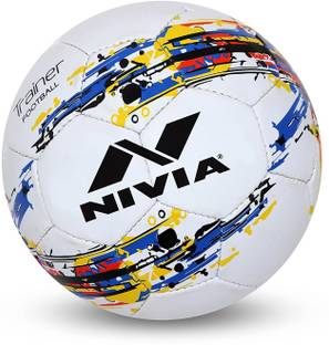 NIVIA White Trainer Football - Size: 5