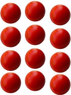 Pawansut Heavy Plastic Cricket Training Balls 80 gm Red Plastic Ball Cricket Training Ball