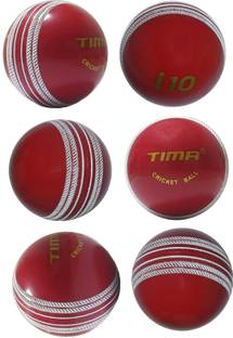 TIMA i-10 Synthetic Cricket Ball for Practice(PACK OF 6) Cricket Synthetic Ball
