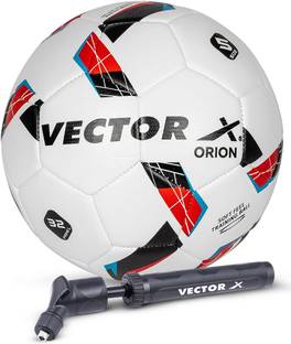VECTOR X Orion TPU Machine Stitched | Match | Training | Practice| Professional WIth Pump Football - Size: 5