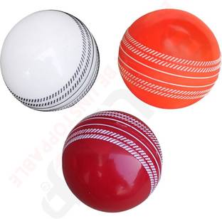SHRRLY COMBO CRICKET RUBBER BALL FOR MEN AND WOMEN MULTICOLOUR 3 PCS Cricket Rubber Ball