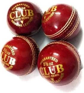 JOJOMART CLUB SET OF 2 GENUINE LEATHER BALLS 2 PART Cricket Leather Ball