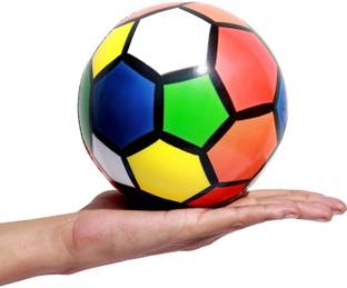 Massive Reckon Rainbow Color Inflatable Football for Kids | Indoor & Outdoor Play Football - Size: 1