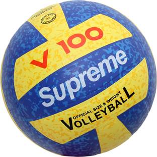Supreme Volleyball V100- Size: 04 (Pack of 1) Volleyball - Size: 4
