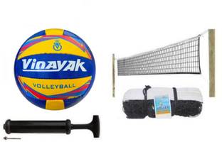 clark yb vinayak volleyball with net and air pump mp7 Volleyball - Size: 4