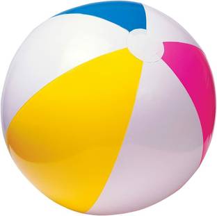 QBLYN Colourful Inflatable Beach Ball Panel for Kids and Infants Pool Ball