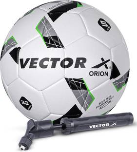 VECTOR X Orion TPU Machine Stitched | Match | Training | Practice| Professional WIth Pump Football - Size: 5