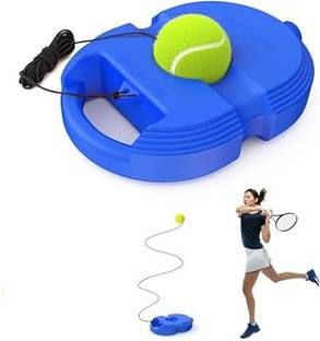 TREANDYY Tennis Trainer Rebound Ball, Solo Tennis Training Equipment for Self-Pracitce, Cricket Tennis Ball