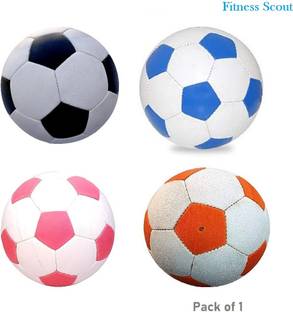 Fitness Scout Machine Stitched Soccer Ball Heavy Duty Football - Size: 5