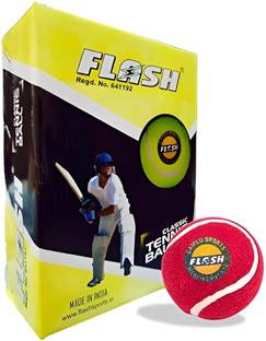 Flesh Flash Light Cricket Rubber Ball