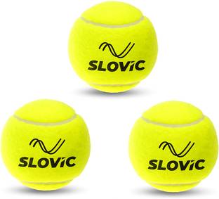 SLOVIC Lightweight & Long-Lasting Tennis & Cricket Balls | Perfect for Beginners & Pros Cricket Tennis Ball