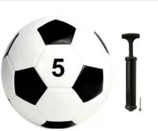 Dinetic Smart football with air pump size 5 Football - Size: 5