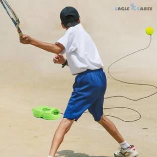 Zuuluzrs Trainer Rebound Ball, Solo Tennis Training Equipment (No Racket Included) Cricket Training Ball