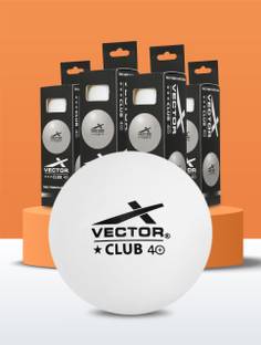 VECTOR X Club 1 Star Premium ABS Plastic Table Tennis Ball