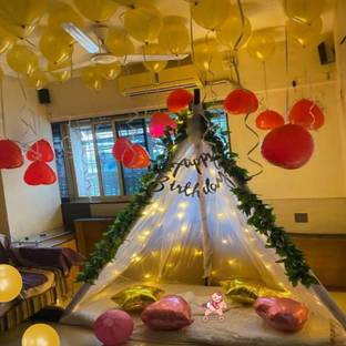 nakomoco Solid Amazing Birthday Decoration canopy of 31pcs – For Kids, Husband,girls,wife Balloon