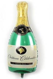 Masti Zone Printed 16 INCH 1 PCS Beer Bottle / Wine Bottle Shape Balloons (Beer Bottle) Balloon