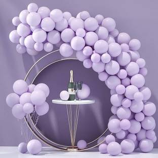 Sambaby Solid Pastel Purple Balloon Balloon