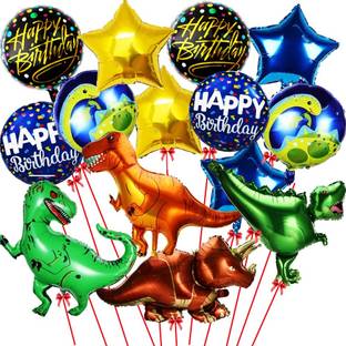 PopTheParty Printed Dinosaur kit for dinosaur theme birthday party Balloon