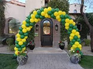 AAKRISH Solid 100 Green and 100 Yellow Balloons with 1 Balloon Arch for Party Decorations Balloon