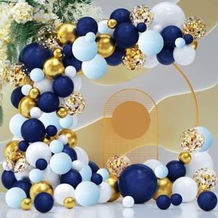 DAY DECOR Solid Kit For Girls Pcs-84 Birthday Celebration Bday Decoration Balloon
