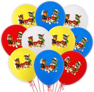 Rozi Decoration Printed Paw Patrol Balloon Decorations for Boy, Dog Birthday Decorations Balloon