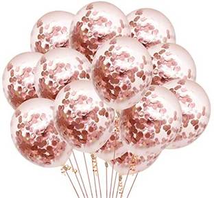 krido Solid Pack Of 30, Rose Gold Balloon