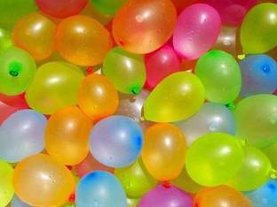 AKANSHA Solid Solid Holi Water balloons Balloon Balloon (Multicolor, Pack of 1000) Balloon