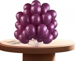FOOGAA Solid Retro Grape Wine Purple Vintage Color Balloons ,Birthday Party Decorations Magic Balloon
